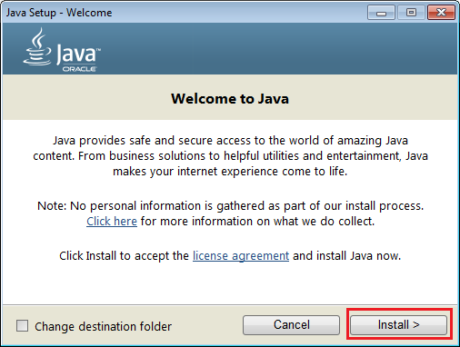 Java Install